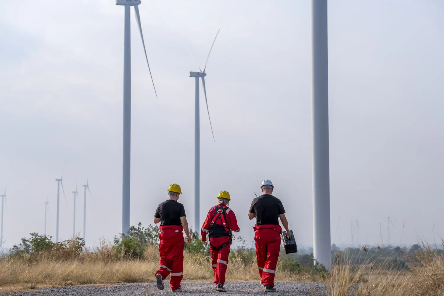 Zabezpieczenie przeciwpożarowe farm wiatrowych: nowe standardy